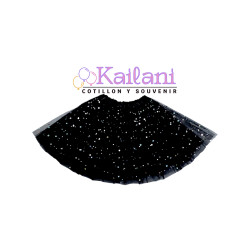 TUTU CON BRILLO NEGRO *1U