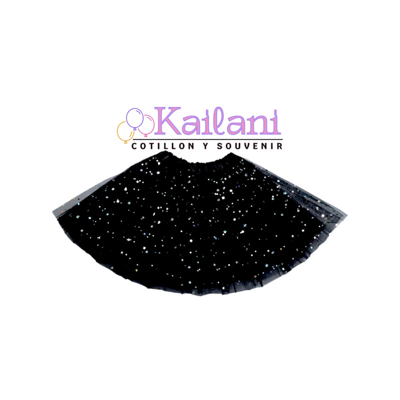 TUTU NEGRO CON BRILLO *1