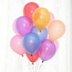 GLOBOS PARTY TIME PERLADO *25U