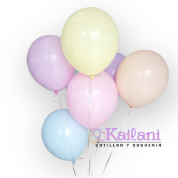 GLOBO PASTEL 9" LILA  *25U