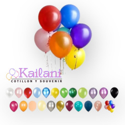 GLOBOS PERLADO 12" AZUL *50U