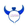 VINCHA DIABLA AZUL LED *6U