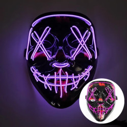 MASCARA LA PULGA AZUL CON LED *1U