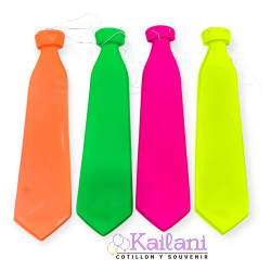 CORBATAS PLÀSTICO FLÚOR *12U