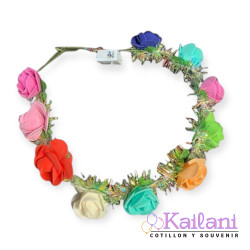 CORONITA FLOR LED *6U