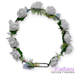 CORONITA FLOR LED *10U