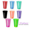 VASO BALADA NEON 300ML *25U