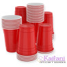 VASO AMERICANO ROJO 300ML *25U