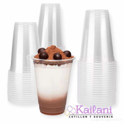 VASOS PLÀSTICO 500 cc *50U