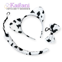 SET PELUCHE VACA *1U