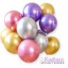 GLOBOS CROMADO 10" DORADO *50U