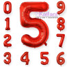 GLOBO NUMERO 32" ROJO *1U