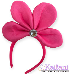 VINCHA PETALO FUCSIA *6U