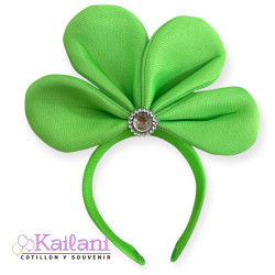 VINCHA PETALO VERDE *6U