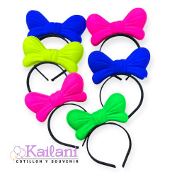 VINCHA MOÑO FLUO *6U