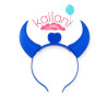 VINCHA DIABLA AZUL LED *12U