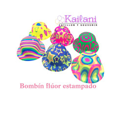 BOMBIN FLÚOR ESTAMPADO *12U