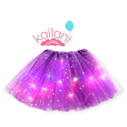 TUTU VIOLETA CON LUZ *1U