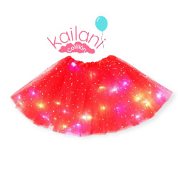 TUTU ROJO CON LUZ *1U