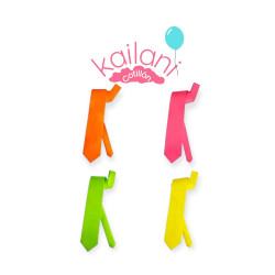 CORBATA TELA FLUOR *12U