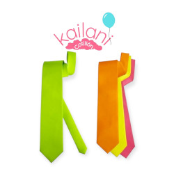 CORBATA TELA FLUOR *6U