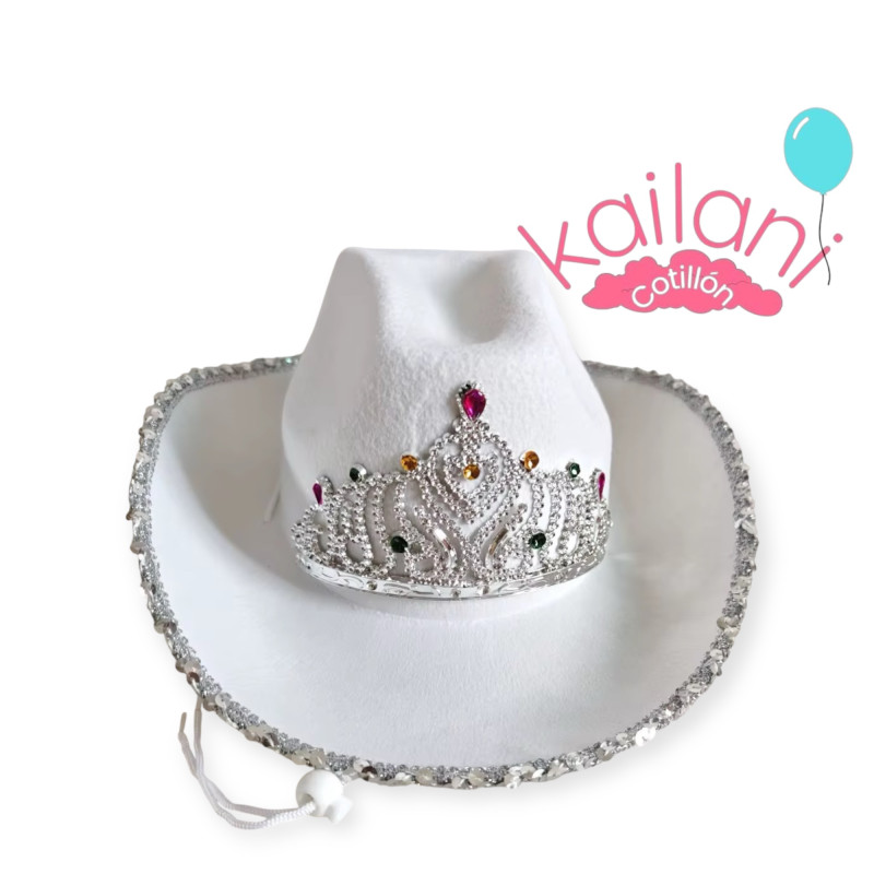SOMBRERO VAQUERO BLANCO *1U