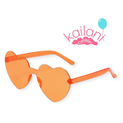 LENTE CORAZÒN NARANJA *12U