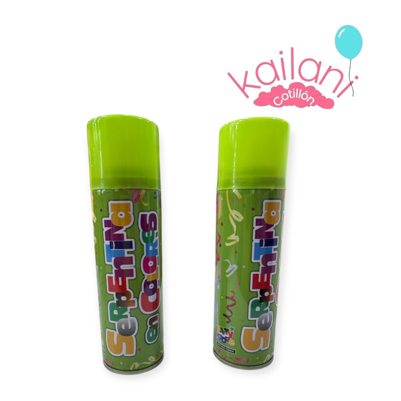 SERPENTINA EN AEROSOL VERDE *6U