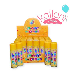 SERPENTINA EN AEROSOL NARANJA *6U