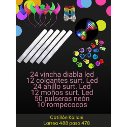 COMBO COTILLON LUMINOSO