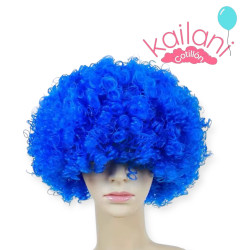 PELUCA AFRO AZUL 120G *1U