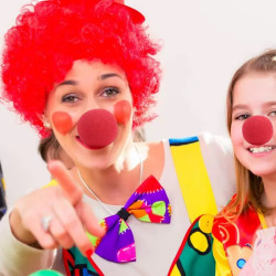 NARIZ PAYASO GOMA ESPUMA*12U