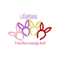 VINCHA CONEJA LED *6U