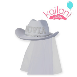 SOMBRERO NOVIA CON VELO *1U