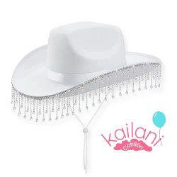 SOMBRERO COWBOY BLANCO *1U