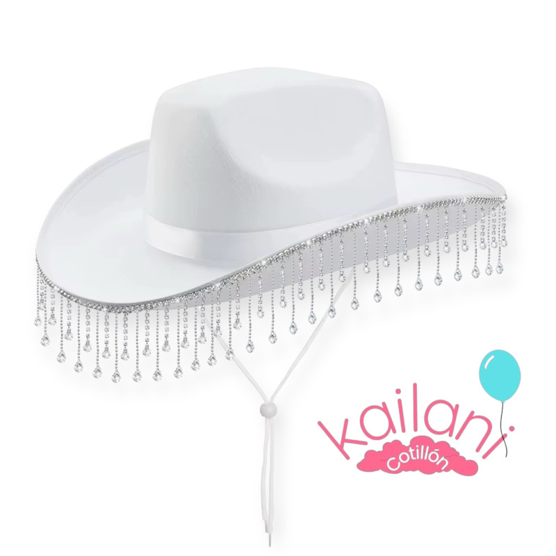 SOMBRERO COWBOY BLANCO *1U