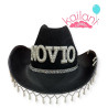 SOMBRERO NOVIO NEGRO *1U