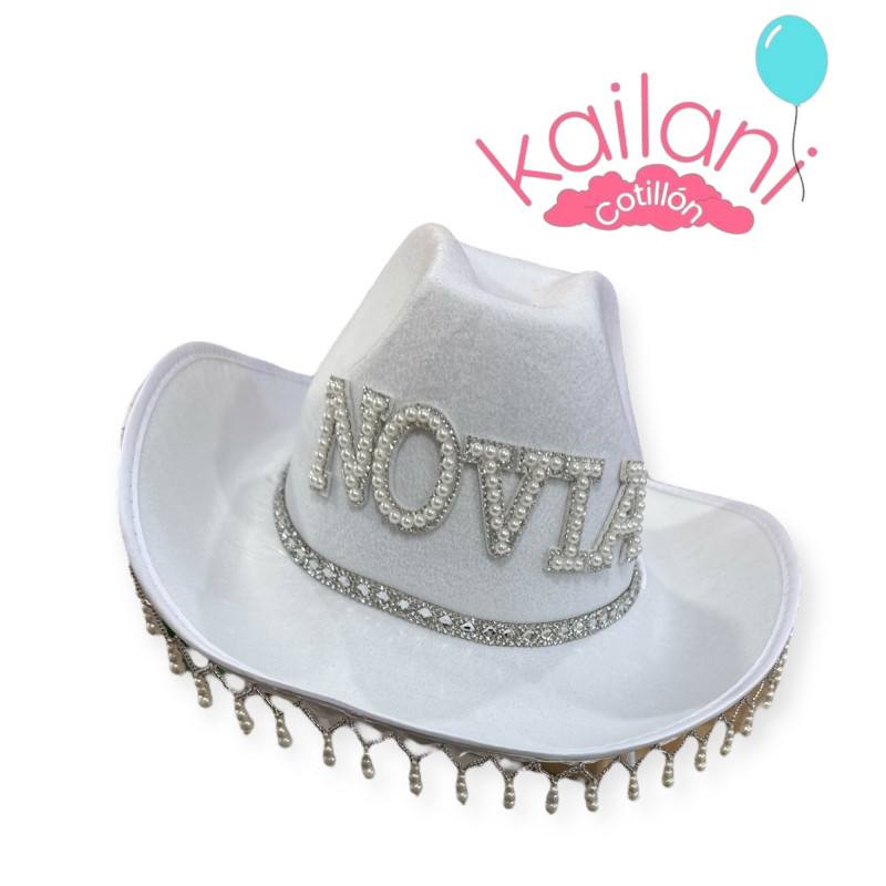 SOMBRERO NOVIO BLANCO *1U