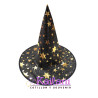 SOMBRERO DE BRUJA NEGRO*1U