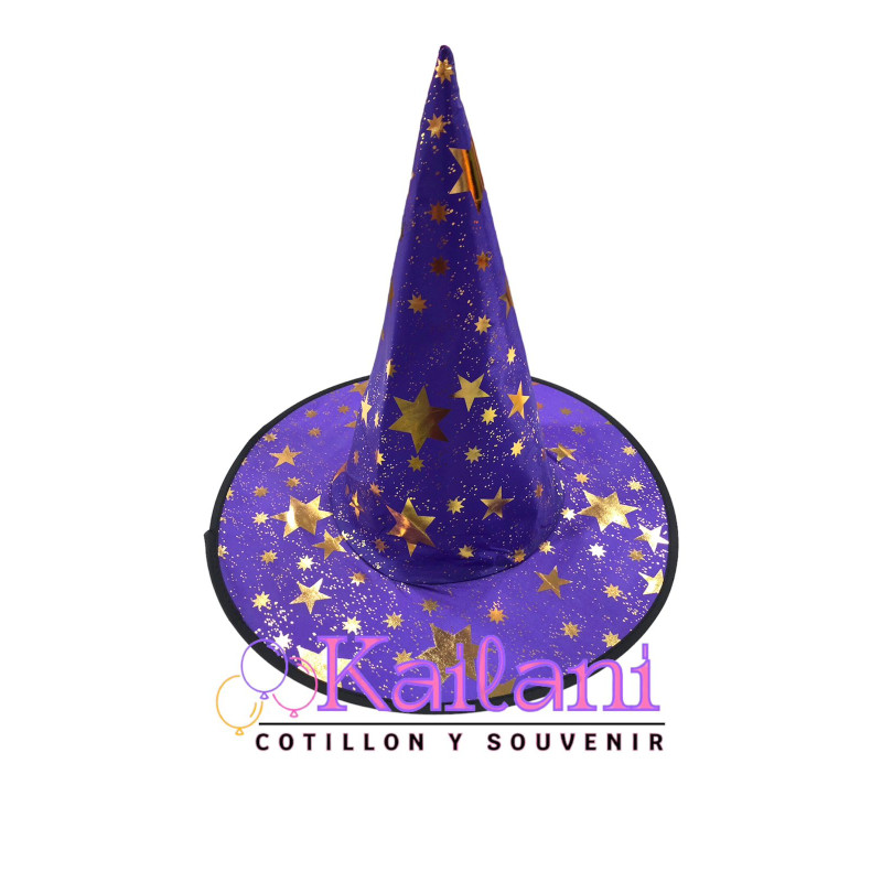 SOMBRERO DE BRUJA AVIOLETA *1U