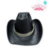 SOMBRERO VAQUERO NEGRO *1U