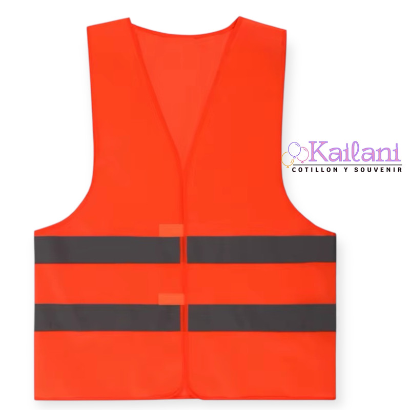 CHALECO REFLECTIVO NARANJA  *1U