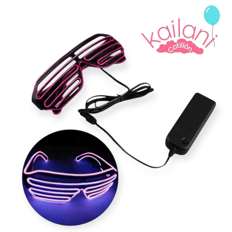 ANTEOJO FLOGGER LED VIOLETA *1U
