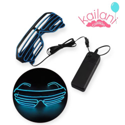 ANTEOJO FLOGGER LED AZUL *1U