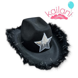 SOMBRERO COWBOY NEGRO  *1U