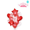 SET DE GLOBOS PLATEADO *14U
