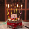 VELA CURVAS FUCSIA *6U