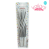 VELA CURVAS PLATEADO *6U