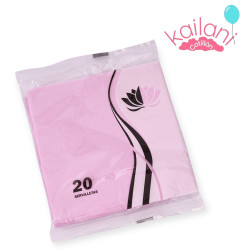 SERVILLETA ROSA *20U