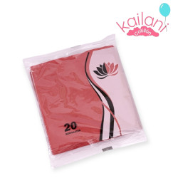 SERVILLETA ROJO *20U